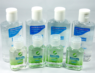 Collection of Instant Hand sanitizer products by Wish cosmetics industry a made in Dubai health care product to the worldwide wholesale distribution industry. Dubai high quality health care soluction for the sanitary and personal cleaning market, we offer certified instant hand sanitary collection in different sizes to fit the world market request and increase Distributors Business to Business at manufacturing pricing, the best product at the best price direct from our manufacturing facilities.